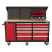 Sealey Mobile Workstation 10 Drawer with Backboard AP6310 Sealey - Town Tools 