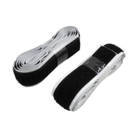 Faithfull Hook & Loop Self Adhesive Tape Black 20mm x 1m