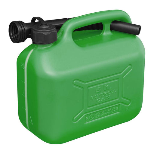 Sealey Fuel Can 5L Green JC5G Sealey - Town Tools 