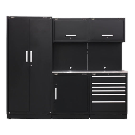 Sealey Premier Premier Storage System with Stainless Worktop 2.5m APMSCOMBO1SS Sealey Premier - Town Tools 