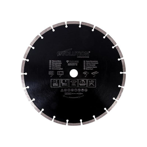 Evolution RAGE® Diamond Blade, Segmented Rim 305 x 22.2mm Evolution - Town Tools