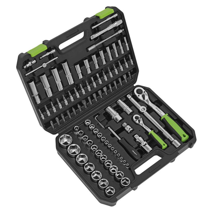 Topchest & Rollcab Combination 6 Drawer with 170pc Tool Kit - Green/Grey Sealey - Town Tools