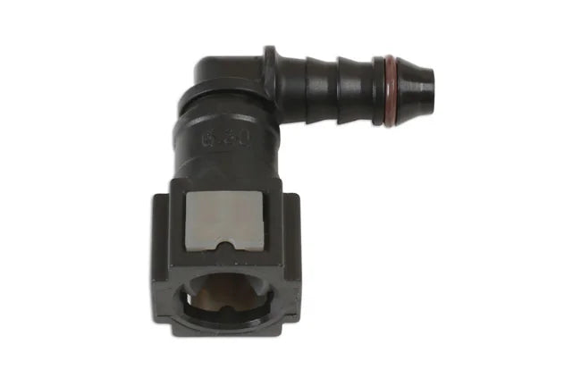 Connect 90° Angled Fuel Line Quick Connectors 6.3-6mm x 3pc