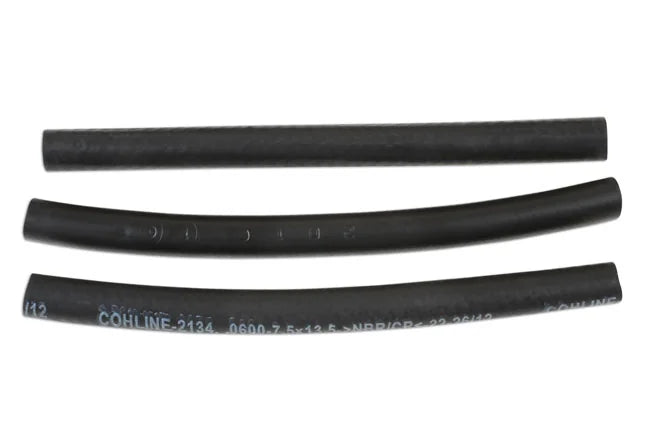 Connect Rubber Fuel Hose 7.5mm ID X 200mm 3pc - CPL