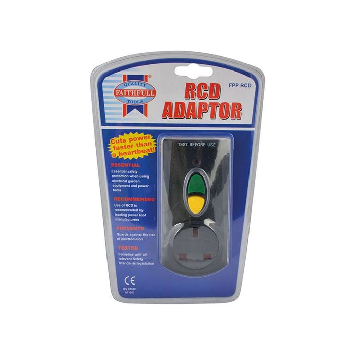 Faithfull Power Plus RCD Adaptor (Circuit Breaker) Faithfull Power Plus - Town Tools