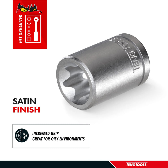 Teng Tools 1/4" TX-E Socket E6 Teng Tools - Town Tools 