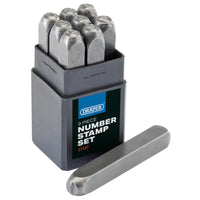 Draper 0 - 9 Number Stamp set 1-3