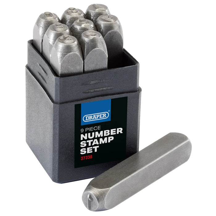 Draper 0 - 9 Number Stamp set 1-3