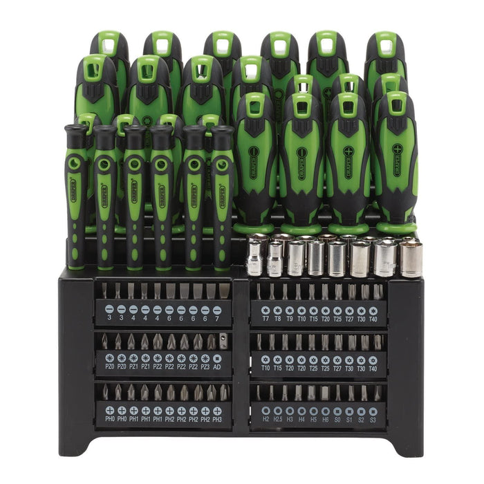 Draper Screwdriver and Bit Set, Green (103 Piece) 28004 Draper - Town Tools 