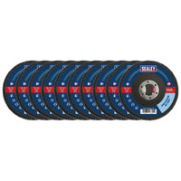 Sealey 115mm Zirconium Flap Discs 40Grit 22mm Bore - Pack of 10 FD1154010