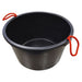 Faithfull Builder's Bucket 40 litre (9 gallon) - Black Faithfull - Town Tools