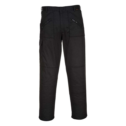 Portwest Action Trousers - Black - 36in. Waist (Tall) Portwest - Town Tools 