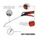 Sealey Air Blow Gun 270mm with 1/4"BSP Air Inlet SA9251 Sealey - Town Tools 