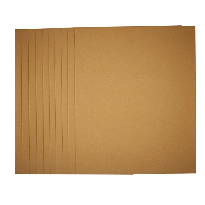 Draper General Purpose Sanding Sheets, 230 x 280mm, 100 Grit (Pack of 10) - HSSG