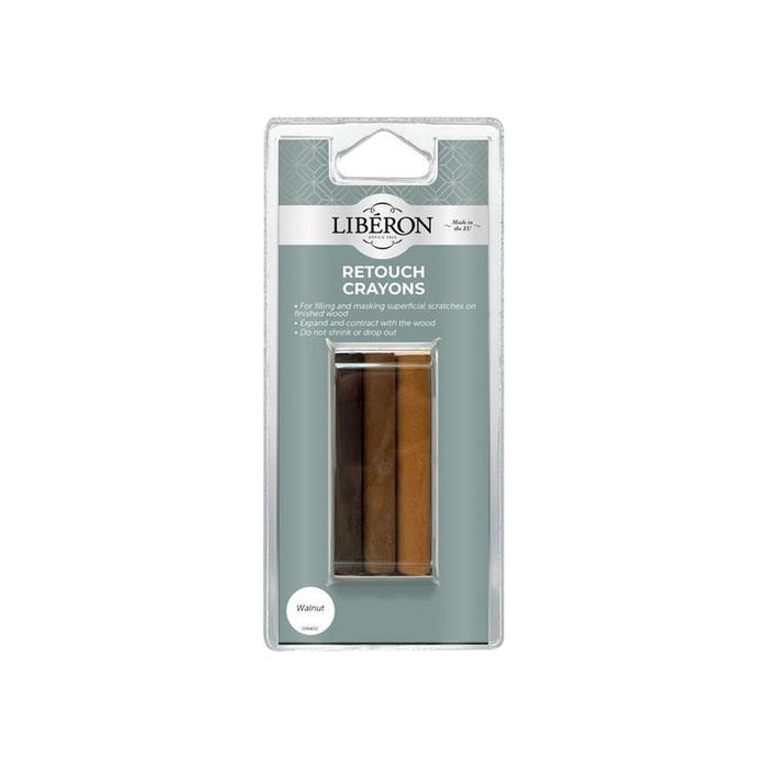 Liberon Retouch Crayons Walnut (3 Pack) Liberon - Town Tools