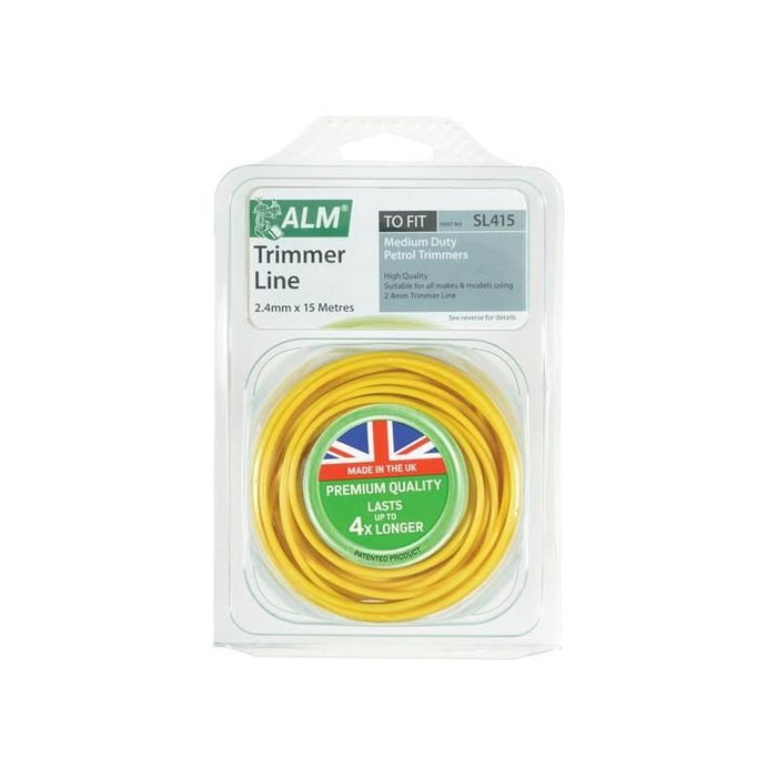 Alm Manufacturing SL415 Medium-Duty Petrol Trimmer Line 2.4mm x 15m ALM Manufacturing - Town Tools