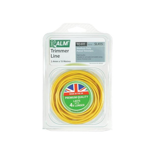 Alm Manufacturing SL415 Medium-Duty Petrol Trimmer Line 2.4mm x 15m ALM Manufacturing - Town Tools
