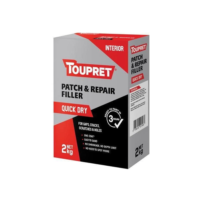 Toupret Quick Dry Patch & Repair 2kg Toupret - Town Tools