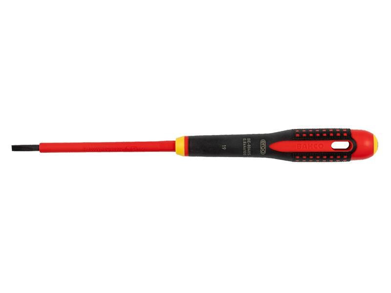 Bahco ERGO VDE Insulated Slotted Screwdriver 4.0 x 100mm Bahco - Town Tools