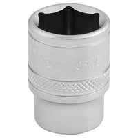 Draper 6 Point Metric Socket, 3/8" Sq. Dr., 15mm 16541