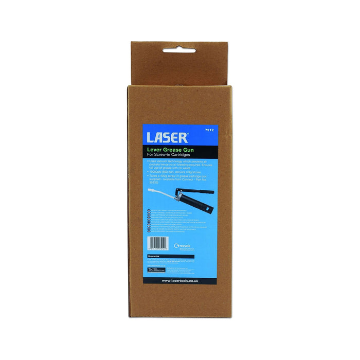 Laser Lever Grease Gun for Screw-In Cartridges 7212 Laser - Town Tools 