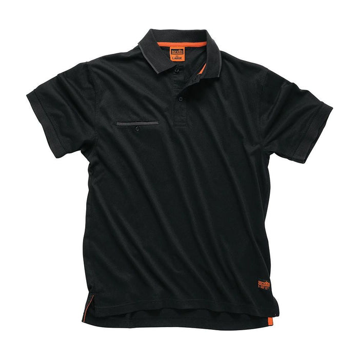 Scruffs Worker Polo Black S Scruffs - Town Tools 