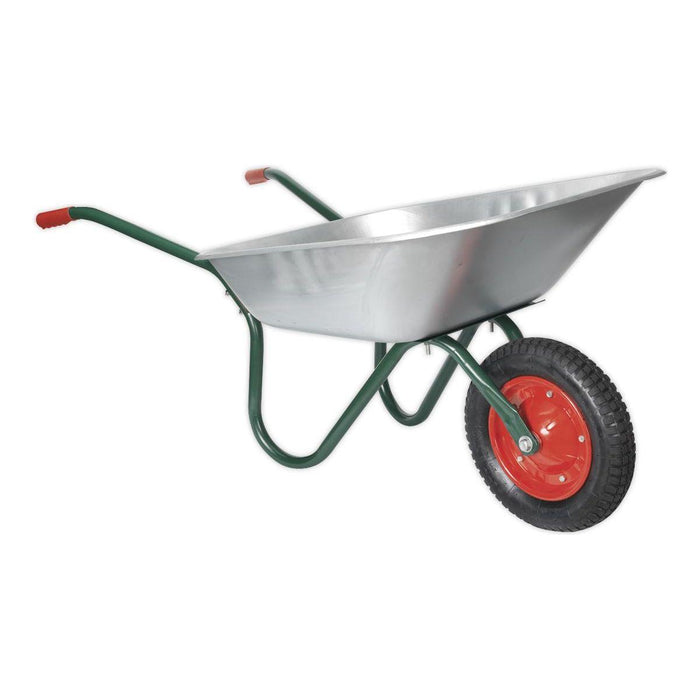 Sealey Wheelbarrow 65L Galvanized WB65 Sealey - Town Tools 