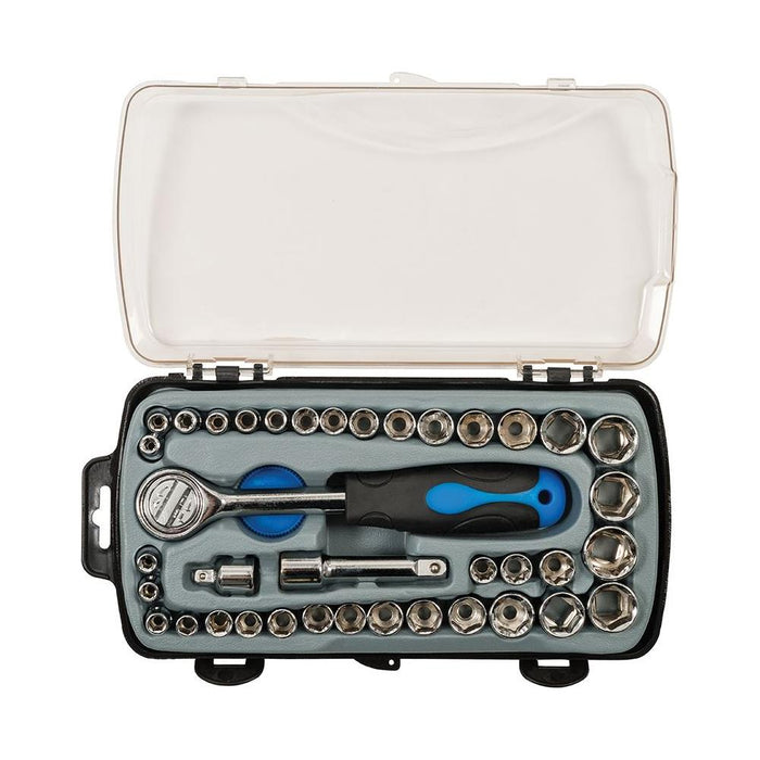 Silverline Compact Socket Set 39pce 39pce Silverline - Town Tools 