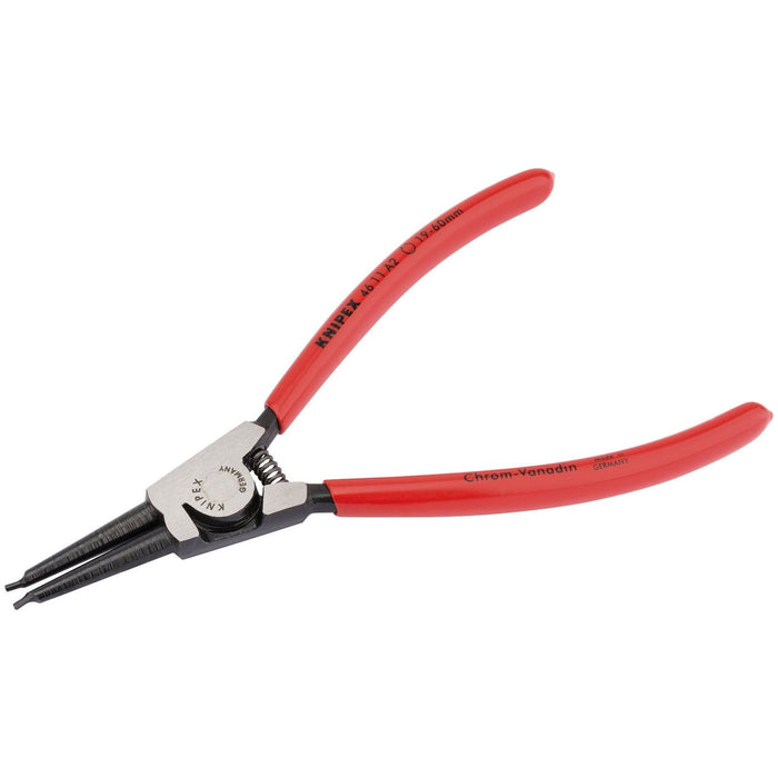 Draper Knipex 46 11 A2 SBE A2 Straight External Circlip Pliers, 19 - 60mm 50720 Draper - Town Tools 