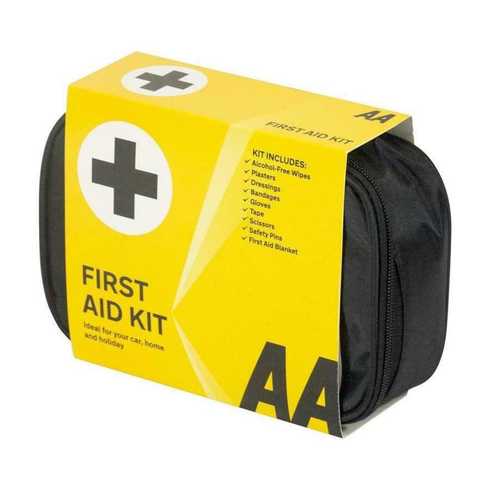 AA First Aid Kit & 600g Fire Extinguisher Ideal Cars Home Office Taxi Caravan AA - Town Tools 