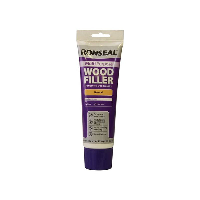 Ronseal Multipurpose Wood Filler Tube Natural 325g Ronseal - Town Tools