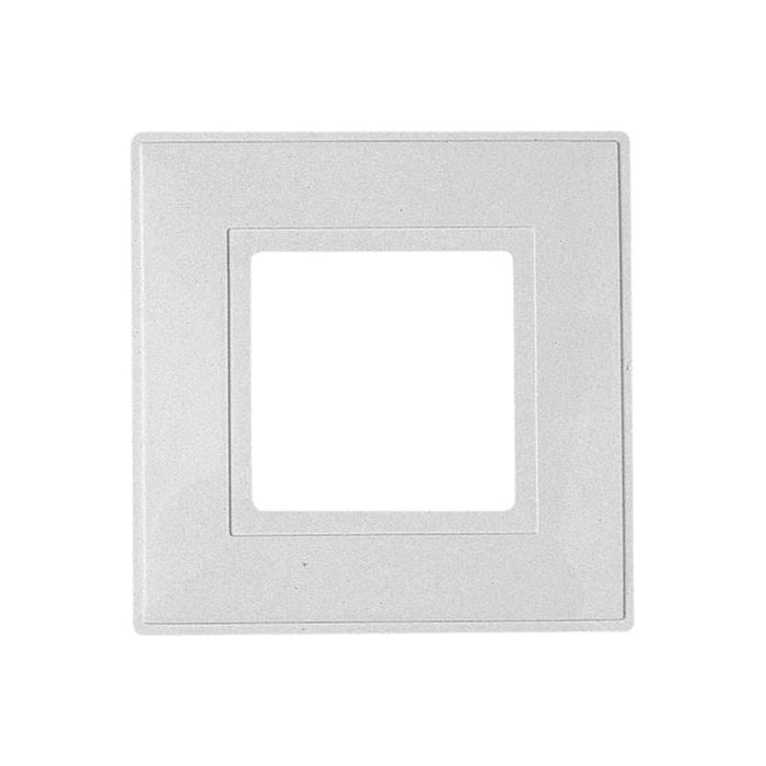 Dencon White Finger Plate 1-Gang (Pack of 2) Dencon - Town Tools