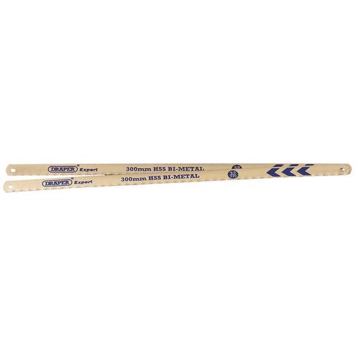 Draper Expert Bi-Metal Hacksaw Blades, 300mm, 32tpi (Pack of 2) - 736/2