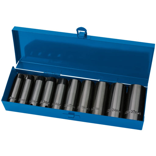 Draper Expert HI-TORQ® Metric Deep Impact Socket Set, 1/2" Sq. Dr. (10 Piece) - image 1