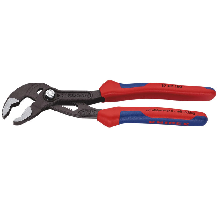 KNIPEX 87 02 180 SB Cobra® High-Tech Water Pump Pliers, 180mm - 87 02 180 SB