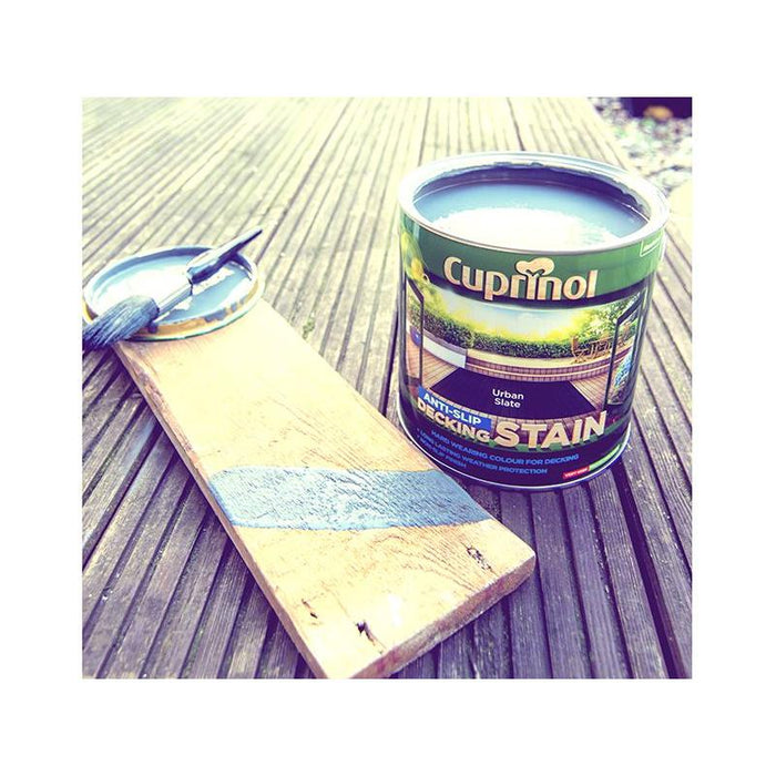 Cuprinol Anti-Slip Decking Stain Silver Birch 2.5 litre Cuprinol - Town Tools