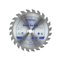 Faithfull TCT Circular Saw Blade 190 x 16mm x 24T POS