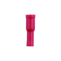 Tool Connection Red Female Bullet Terminal 4mm 10pc 36870