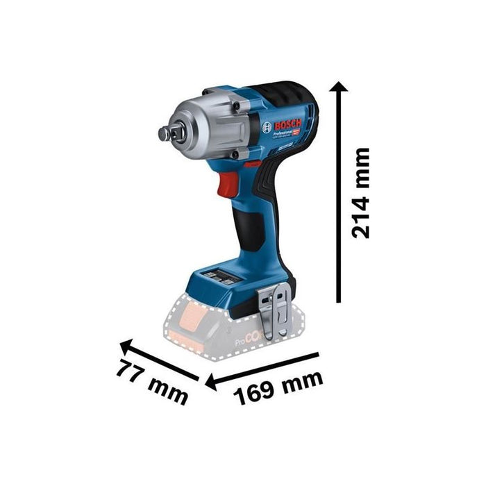 Bosch GDS 18V-450 HC Professional 1/2in Impact Wrench 18V Bare Unit Bosch - Town Tools