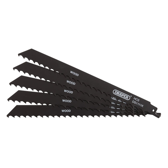 Draper Reciprocating Saw Blades for Wood and Plastic Cutting, , 3tpi