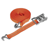 Sealey Ratchet Tie Down 35mm x 8m Polyester Webbing 2000kg Breaking Strength