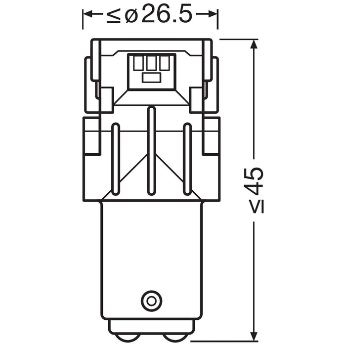 Osram LEDriving SL, P21/5W, Amber, LED signal lamps, Off-road only, non ECE, Dou Osram - Town Tools 