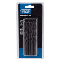 Draper Expert HSS Drill Bit, 9 x 220mm (Pack of 10) - H29MC