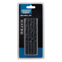 Draper Expert HSS Drill Bit, 10 x 220mm (Pack of 10) - H29MC