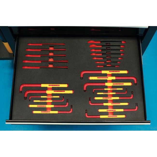 Laser Insulated Wrenches in Foam Inlay 8487 Laser - Town Tools 