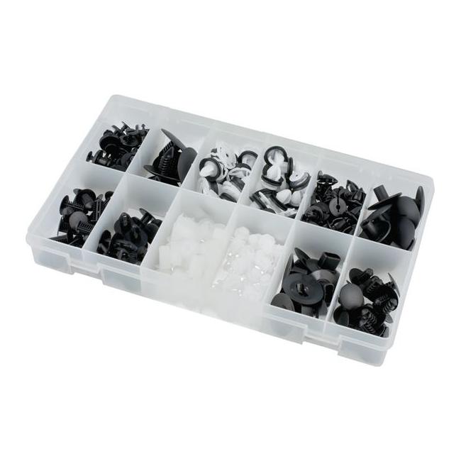 Connect Assorted Trim Clips to suit for Renault Clio 195pc 35984 Tool Connection - Town Tools 