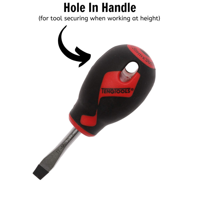 Teng Tools Flat Screwdriver 1.2 x 6.5 x 38mm XS Teng Tools - Town Tools 
