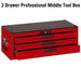 Teng Tools 26" PRO Middle Box 3 Drawers Red Teng Tools - Town Tools 