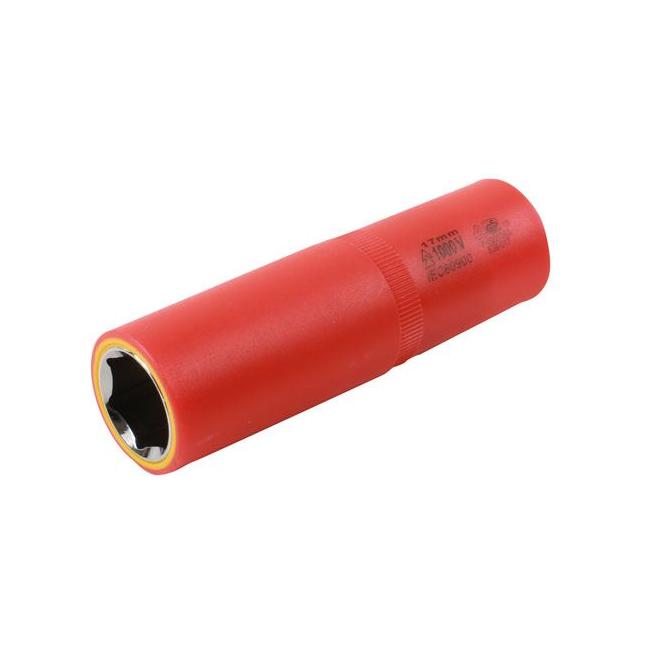 Laser Deep Insulated Socket 1/2"D 17mm 7955 Laser - Town Tools 