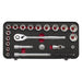Sealey Premier Platinum Premier Platinum Socket Set 3/8"Sq Drive 31pc AK7921 Sealey Premier Platinum - Town Tools 
